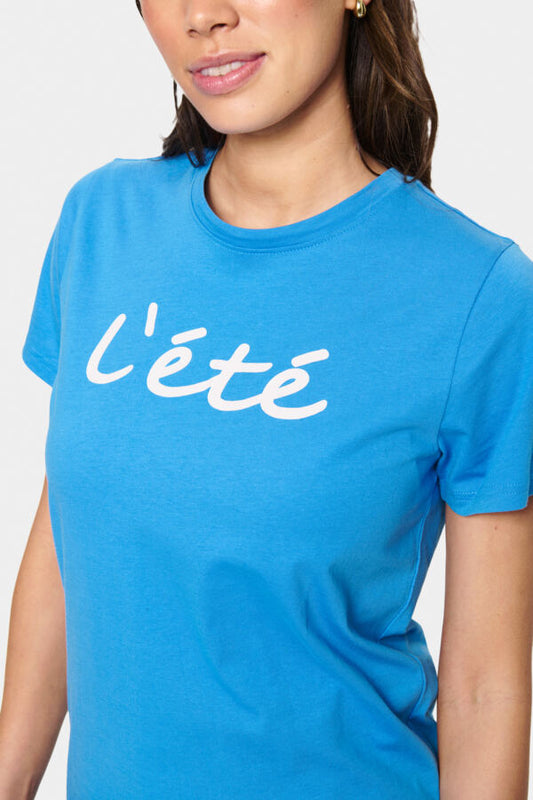 SZ KORTNEA TEE | CAMPANULA BLUE