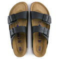 Load image into Gallery viewer, BIRKENSTOCK ARIZONA SOFT FOOTBED BIRKO FLOR | BLACK