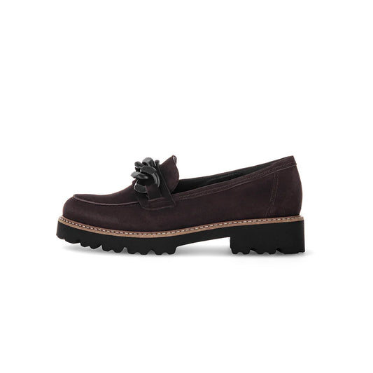 GABOR SLIP ON LOAFER | CHOCOLATE