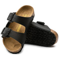 Load image into Gallery viewer, BIRKENSTOCK ARIZONA KIDS BIRKO FLOR | BLACK