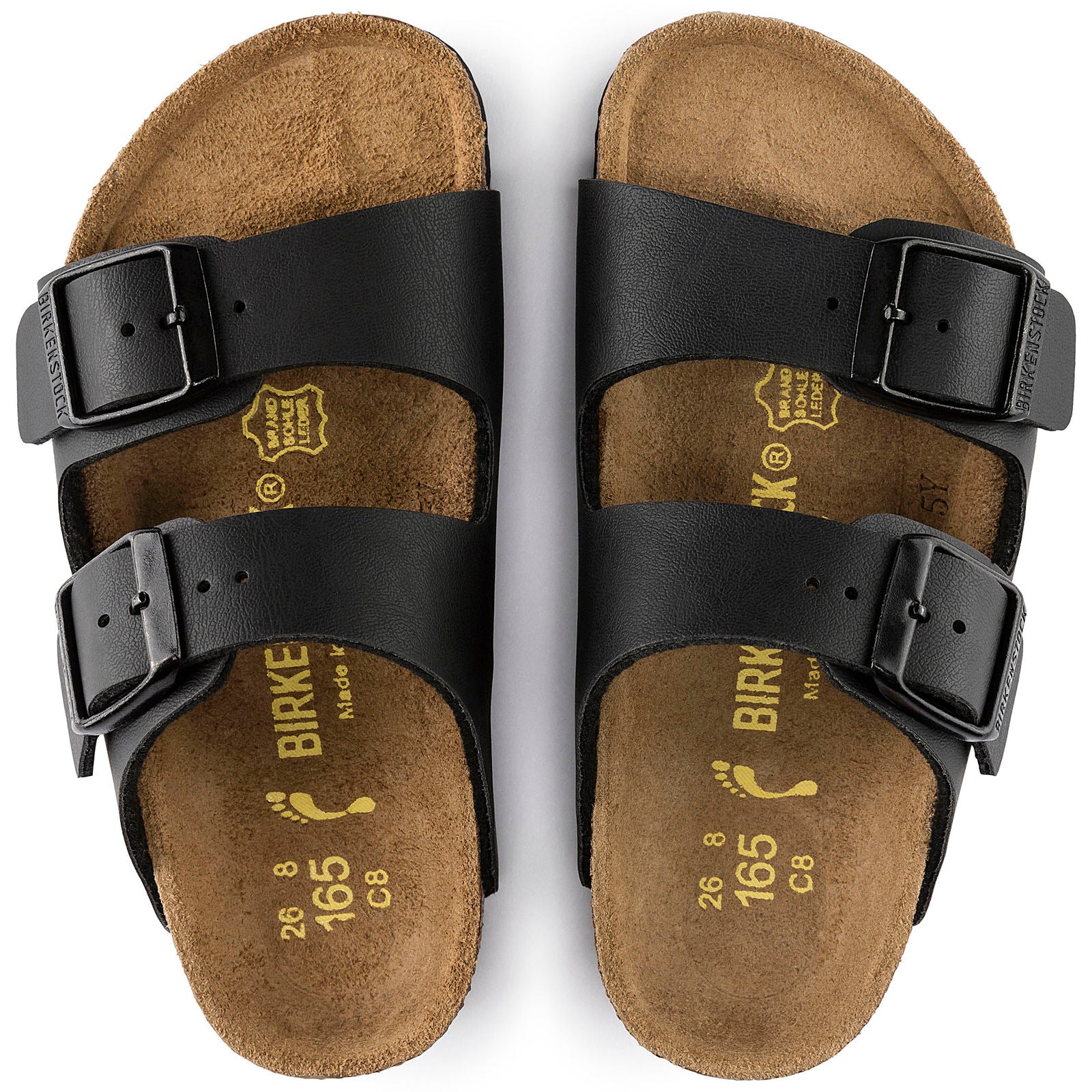BIRKENSTOCK ARIZONA KIDS BIRKO FLOR | BLACK