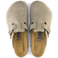Load image into Gallery viewer, BIRKENSTOCK BOSTON SOFT FOOTBED SUEDE | TAUPE