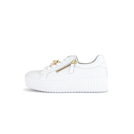 GABOR PLATFORM SNEAKER | WHITE