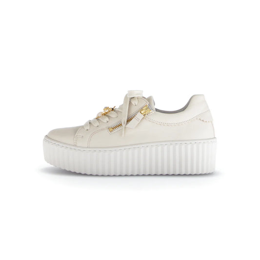 GABOR PLATFORM SNEAKER | CREAM