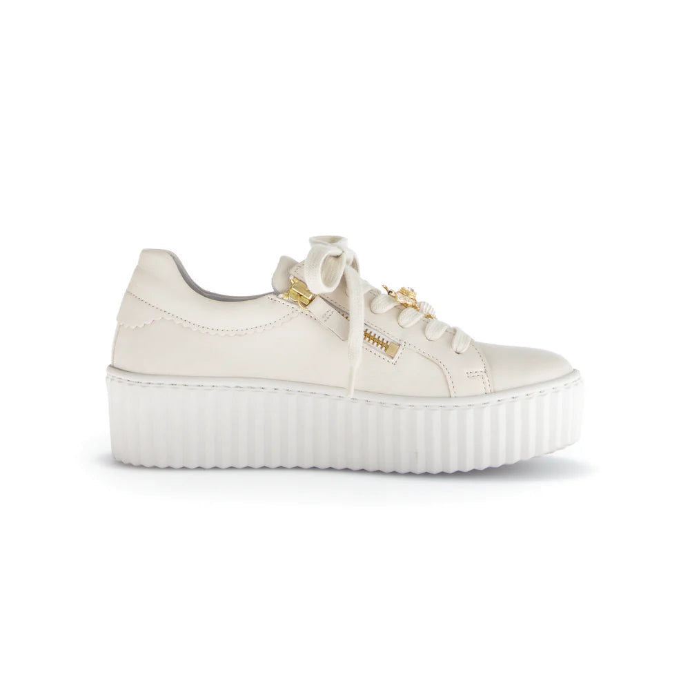GABOR PLATFORM SNEAKER | CREAM