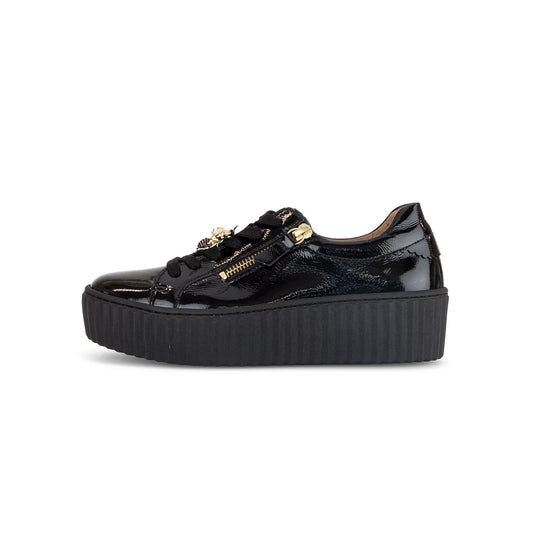 GABOR PLATFORM SNEAKER | BLACK
