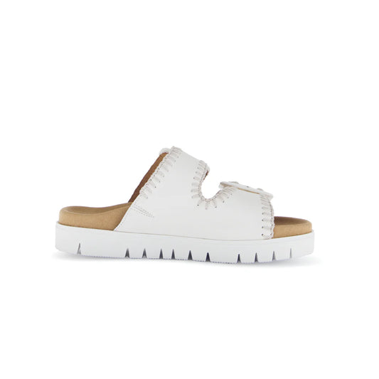 GABOR  2-STRAP SANDAL | OFF WHITE