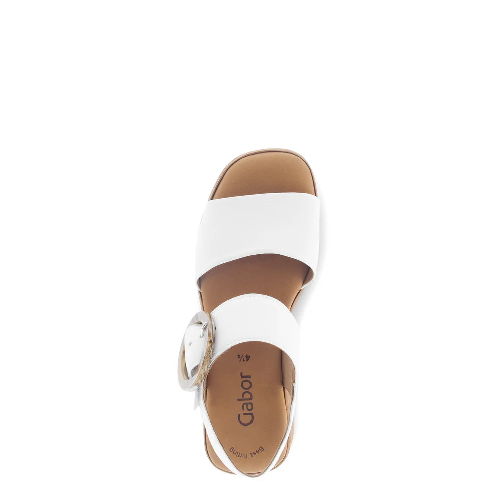 GABOR CHUNKY STRAPPY SANDAL | LATTE