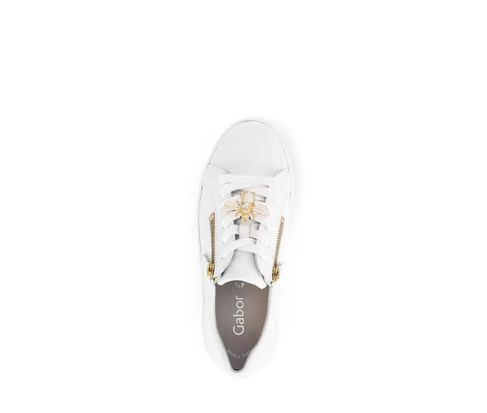 GABOR PLATFORM SNEAKER | WHITE