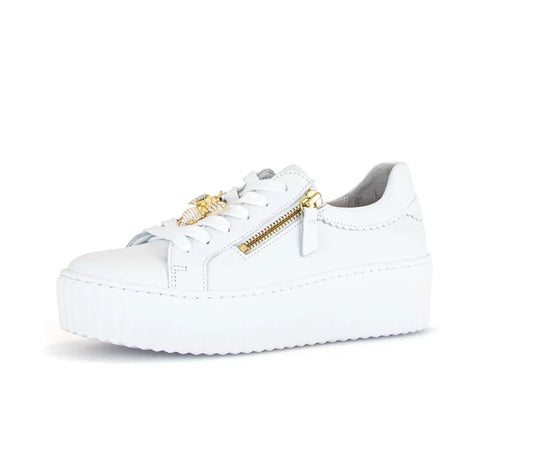 GABOR PLATFORM SNEAKER | WHITE