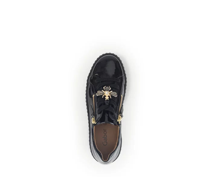 GABOR PLATFORM SNEAKER | BLACK