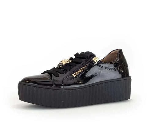 GABOR PLATFORM SNEAKER | BLACK