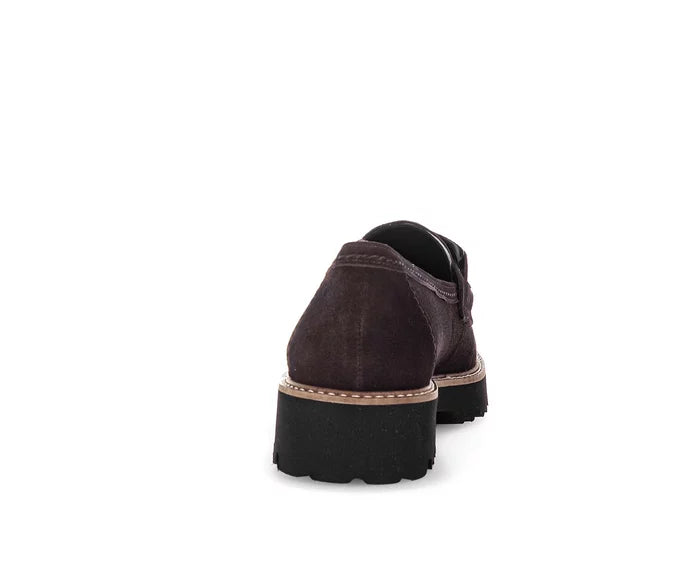 GABOR SLIP ON LOAFER | CHOCOLATE