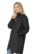 Load image into Gallery viewer, ILSE JACOBSEN Padded Quilt Coat | BLACK
