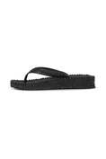 Load image into Gallery viewer, ILSE JACOBSEN CHEERFUL WEDGE FLIP FLOP | BLACK