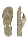 Load image into Gallery viewer, ILSE JACOBSEN CHEERFUL WEDGE FLIP FLOP | PLATINUM