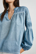 Load image into Gallery viewer, RAILS MARLI TOP | FADED BLUE
