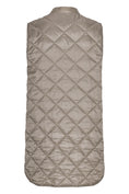 Load image into Gallery viewer, ILSE JACOBSEN PEARL SHORT QUILTED VEST | TAUPE
