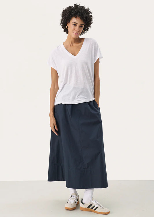 PART TWO AXELINES TEE | WHITE