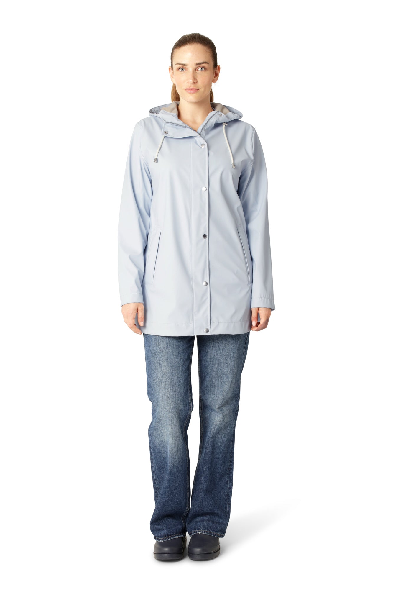 ILSE JACOBSEN MID RAINCOAT | HEATHER