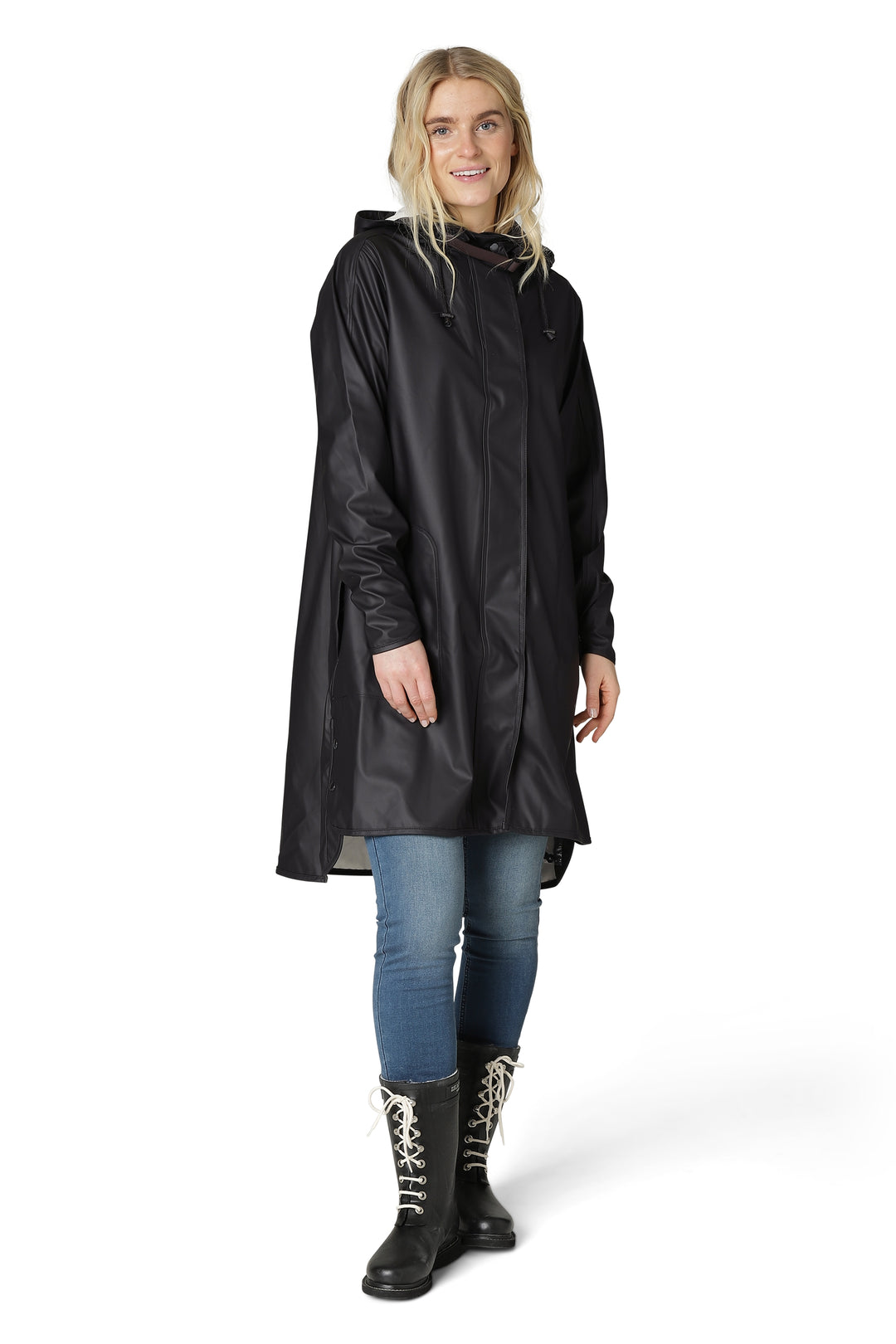 ILSE JACOBSEN RAINCOAT | BLACK