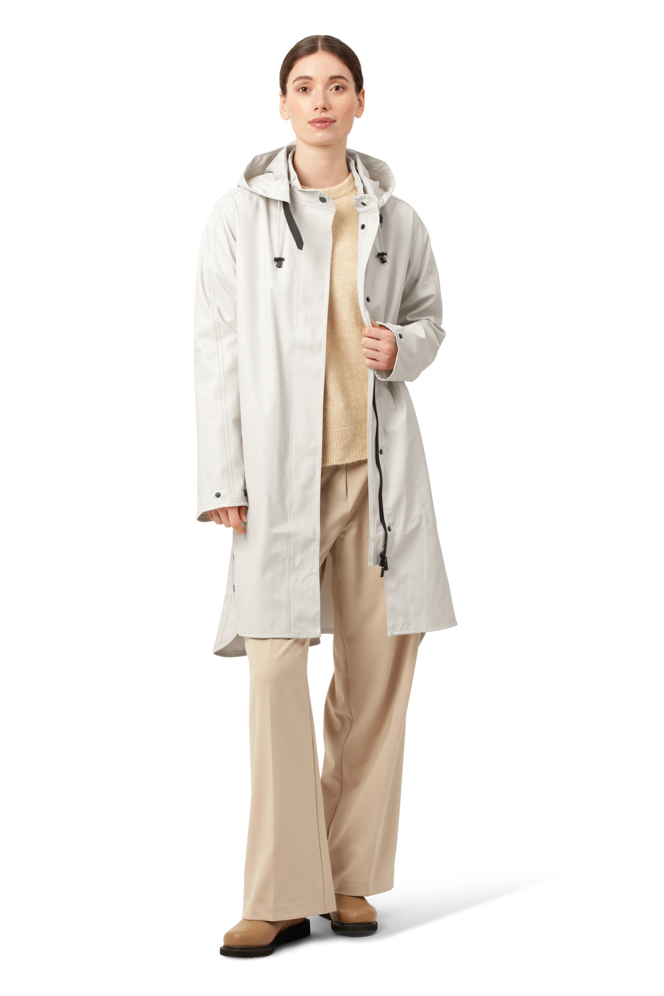 ILSE JACOBSEN LIGHT RAINCOAT | MILK CREAM