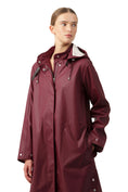 Load image into Gallery viewer, ILSE JACOBSEN LIGHT RAINCOAT | MAROON BANNER