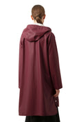 Load image into Gallery viewer, ILSE JACOBSEN LIGHT RAINCOAT | MAROON BANNER