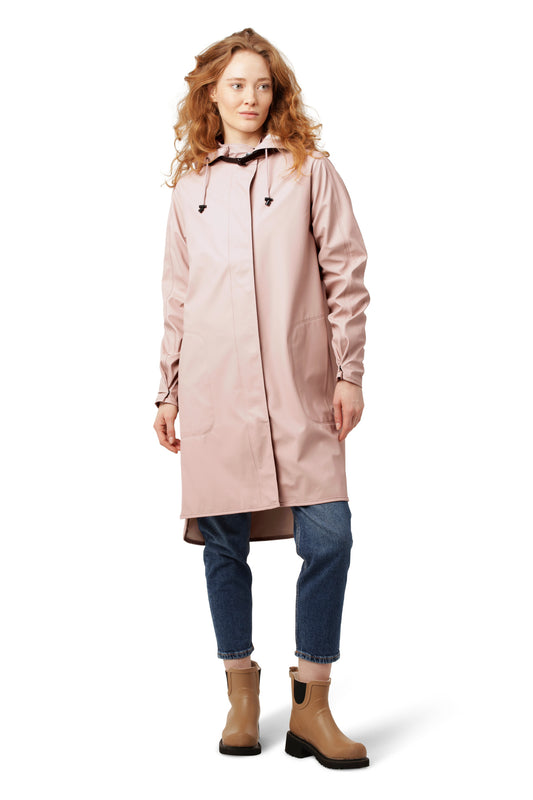 ILSE JACOBSEN LIGHT RAINCOAT | ADOBE ROSE