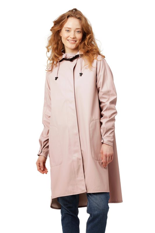 ILSE JACOBSEN LIGHT RAINCOAT | ADOBE ROSE