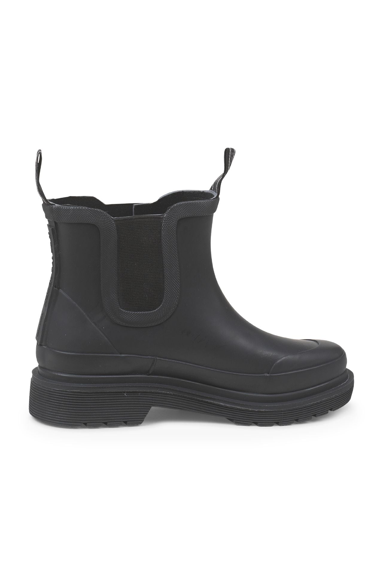 ILSE JACOBSEN SHORT CHELSEA RUBBER BOOT | BLACK