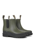 Load image into Gallery viewer, ILSE JACOBSEN SHORT CHELSEA RUBBER BOOT | ARMY