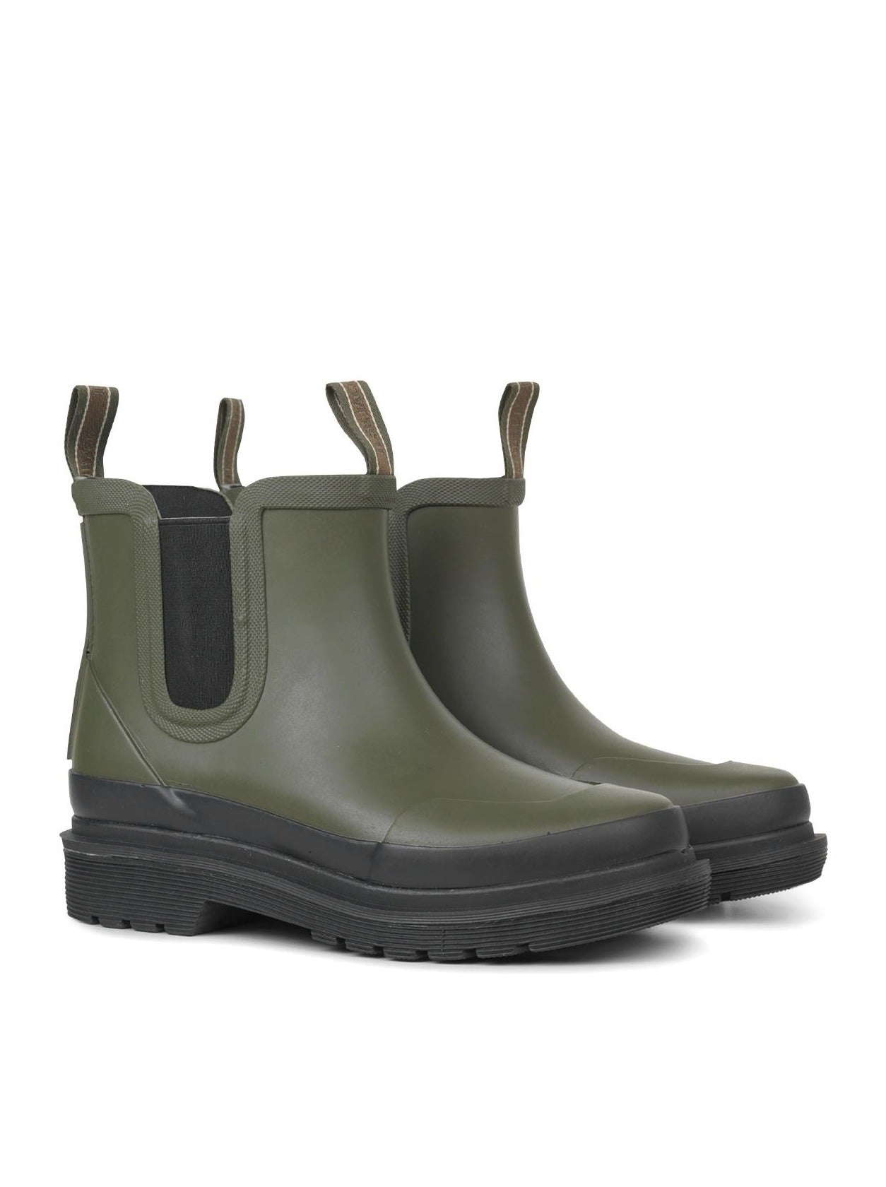 ILSE JACOBSEN SHORT CHELSEA RUBBER BOOT | ARMY