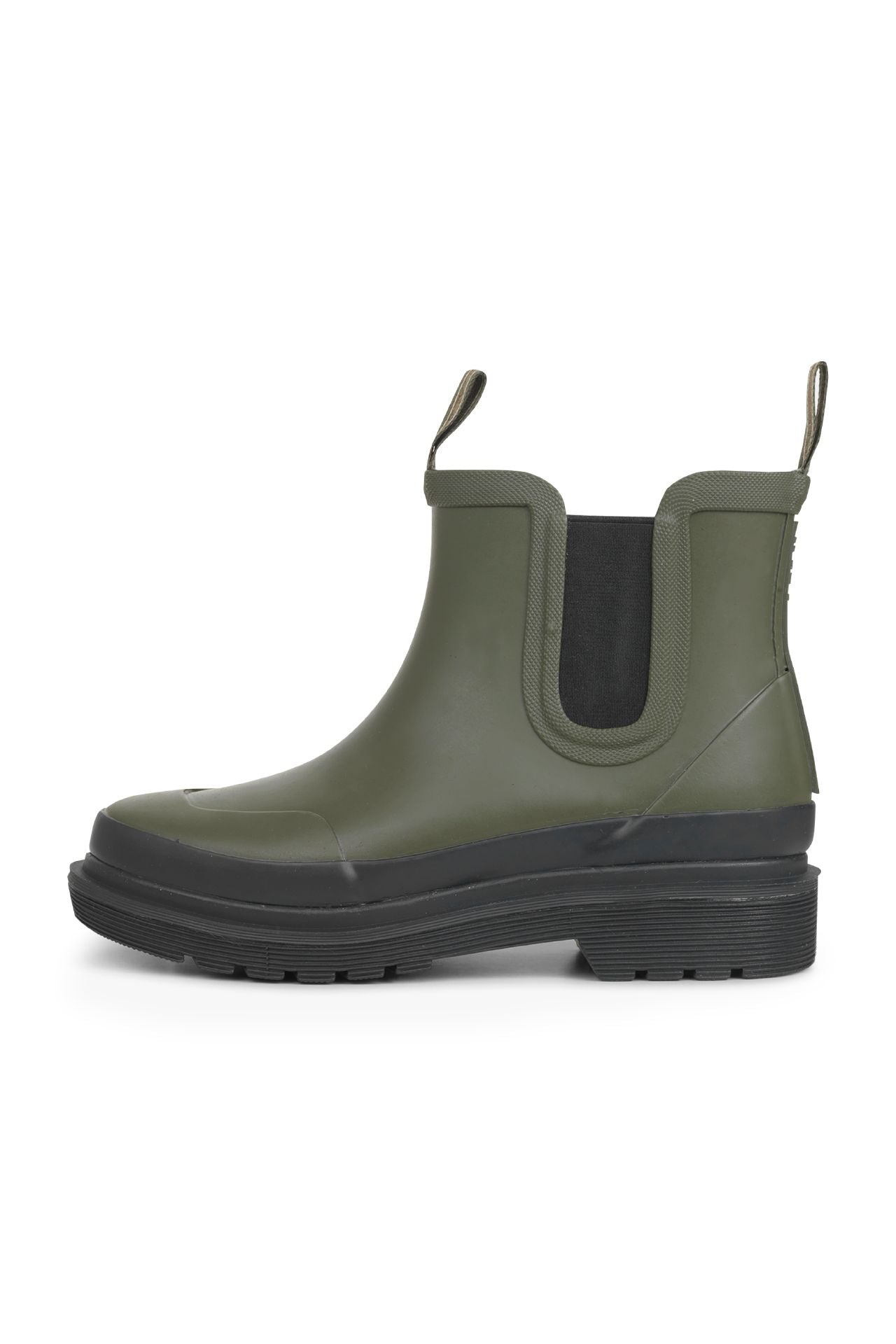 ILSE JACOBSEN SHORT CHELSEA RUBBER BOOT | ARMY