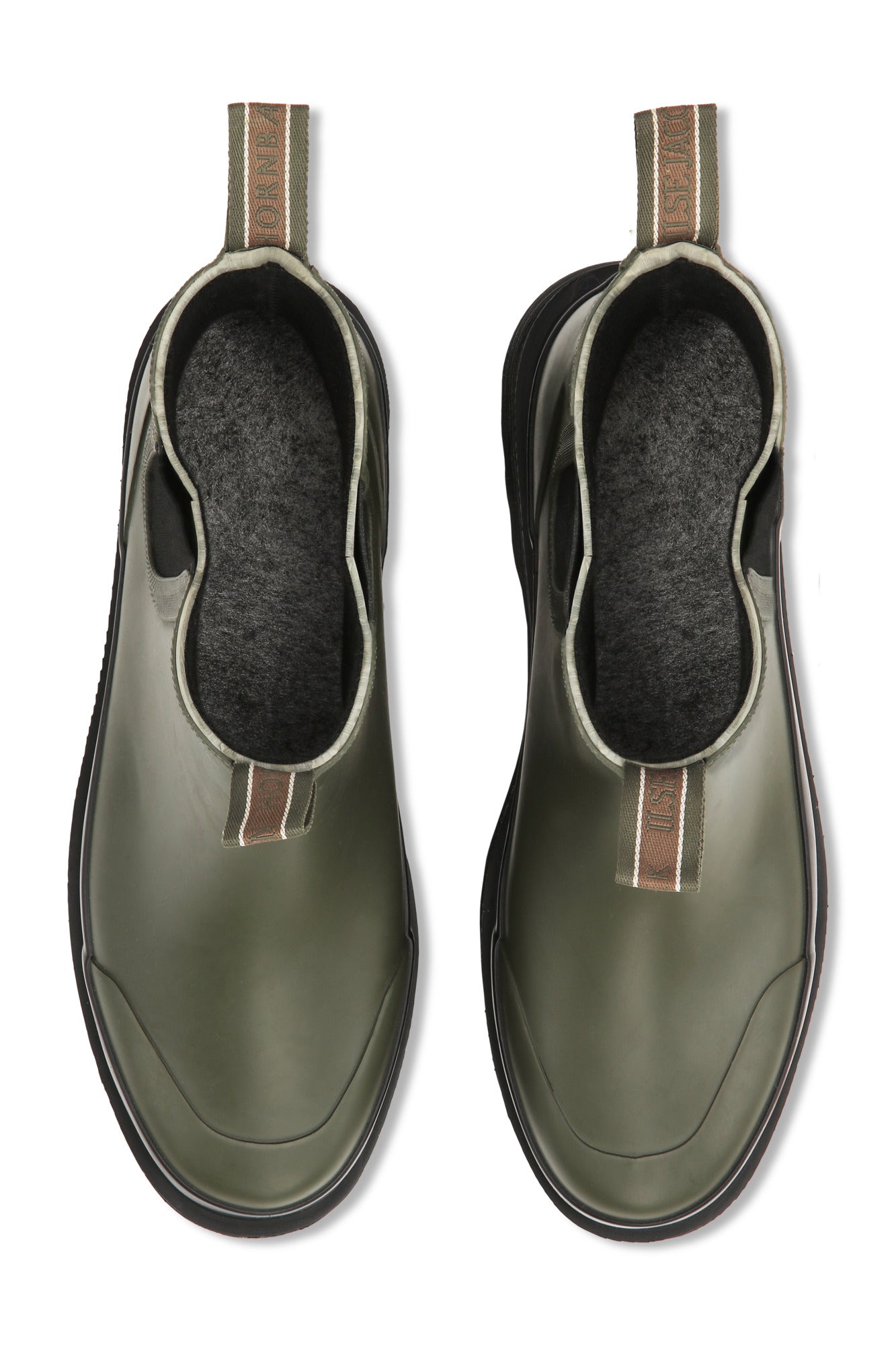 ILSE JACOBSEN SHORT CHELSEA RUBBER BOOT | ARMY