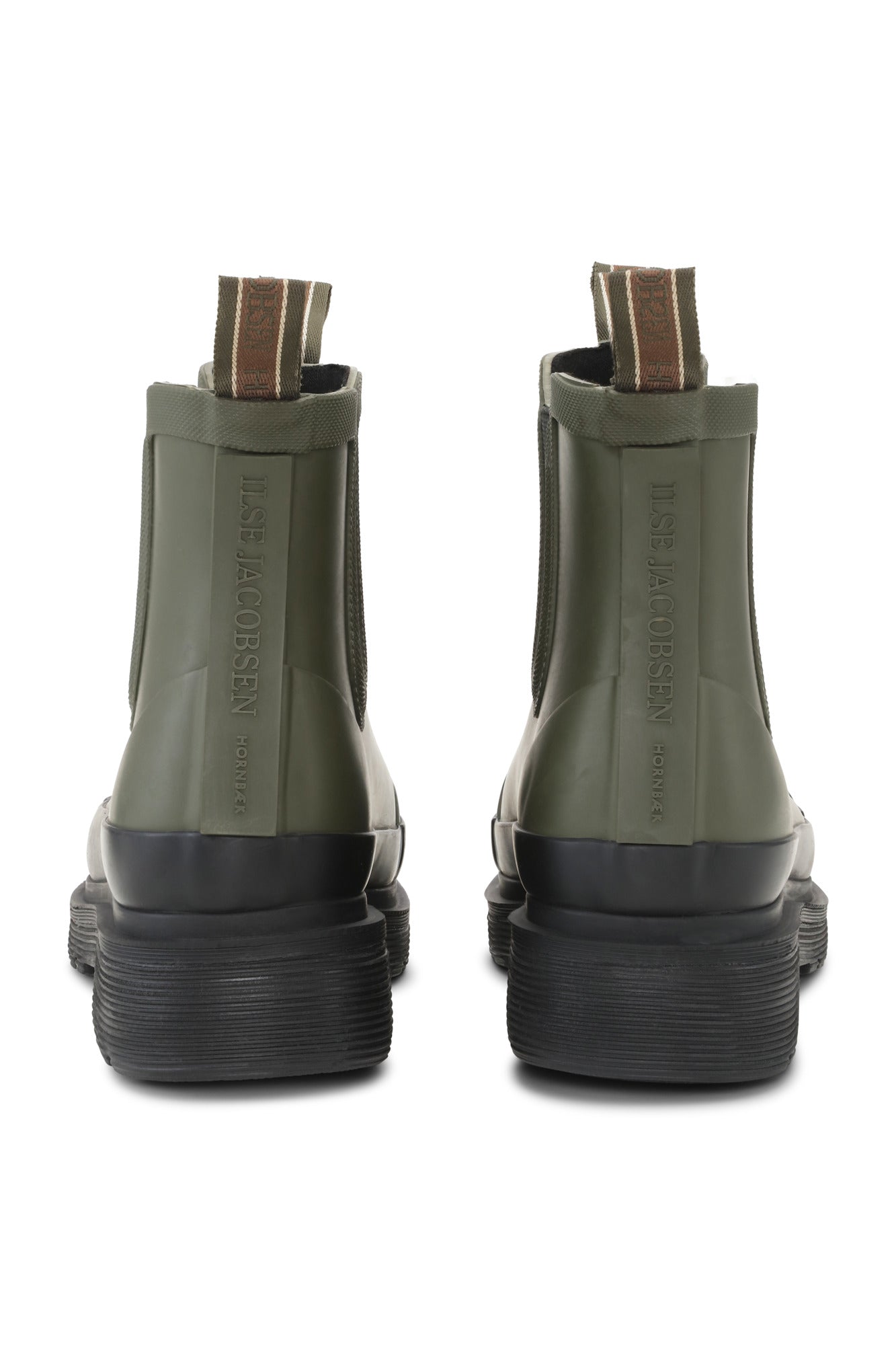 ILSE JACOBSEN SHORT CHELSEA RUBBER BOOT | ARMY