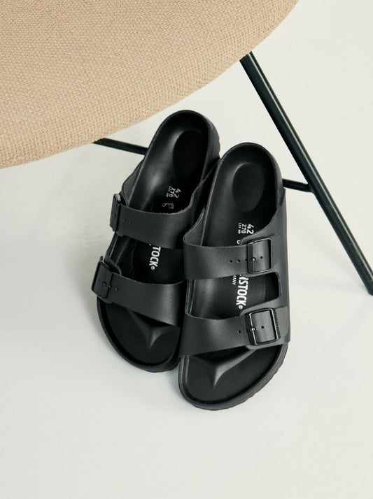 BIRKENSTOCK ARIZONA EXQUISITE LEATHER | BLACK