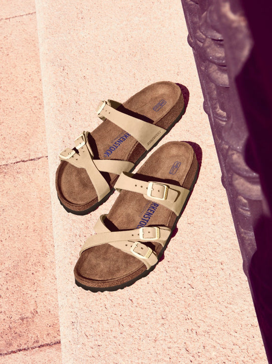 BIRKENSTOCK FRANCA SOFT FOOTBED NUBUCK | SANDCASTLE