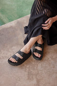 Load image into Gallery viewer, BIRKENSTOCK ARIZONA CHUNKY LEATHER | BLACK