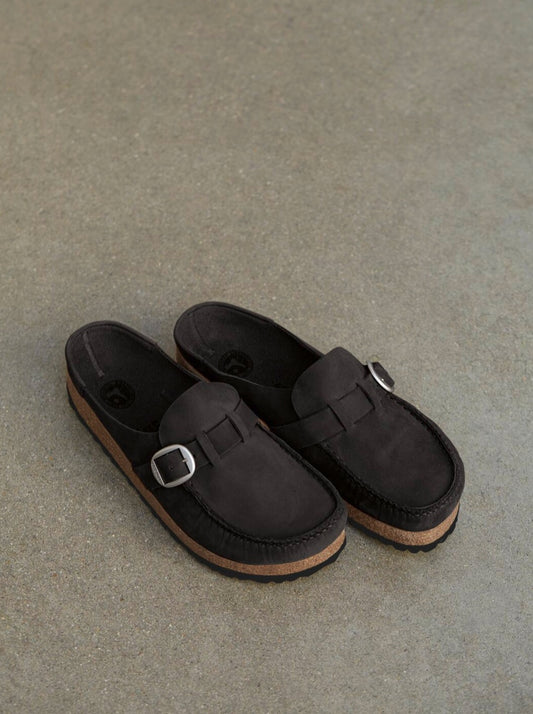 BIRKENSTOCK BUCKLEY LEATHER | BLACK