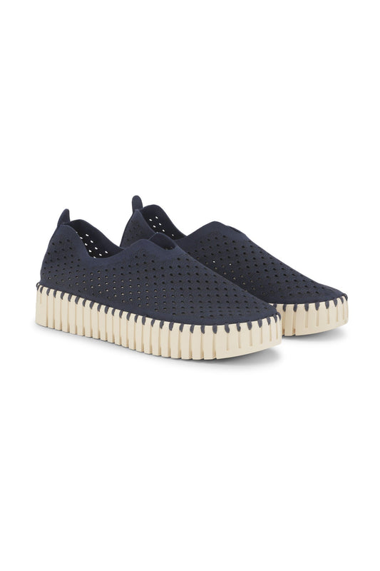 ILSE JACOBSEN PLATFORM TULIP SHOE | DARK INDIGO