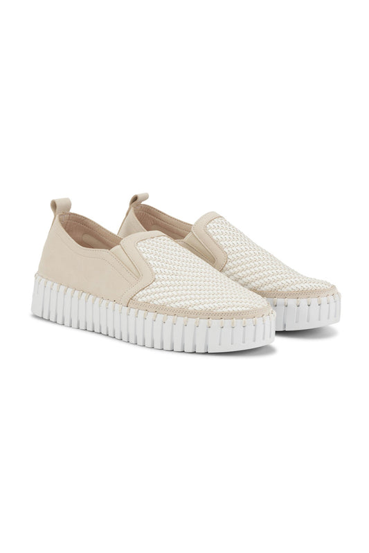 ILSE JACOBSEN PLATFORM TULIP SHOE | KIT/WHITE