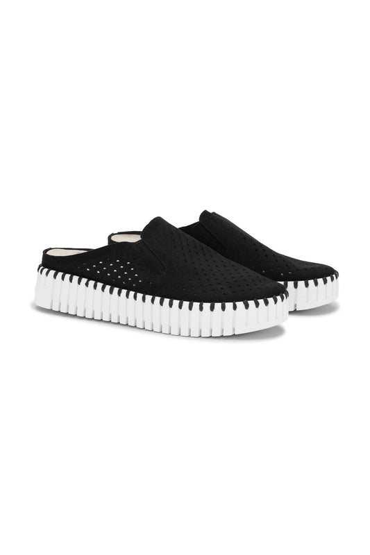 ILSE JACOBSEN PLATFORM TULIP SLIDE | BLACK