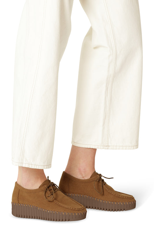 ILSE JACOBEN TULIP LACE UP SHOE | CASHEW