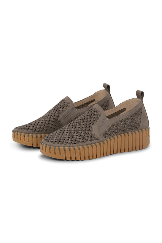 ILSE JACOBEN TULIP SLIP ON | WHEAT/MOCCA