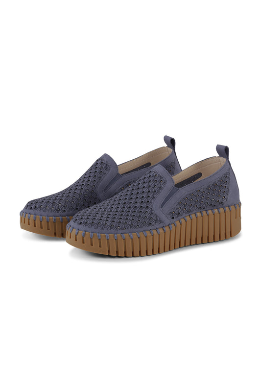 ILSE JACOBEN TULIP SLIP ON | OMBRE BLUE/MOCCA