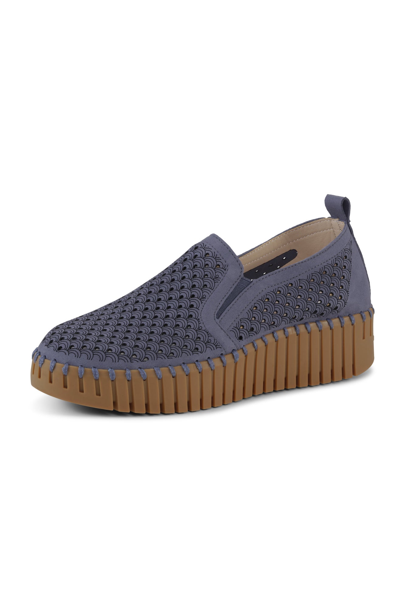 ILSE JACOBEN TULIP SLIP ON | OMBRE BLUE/MOCCA