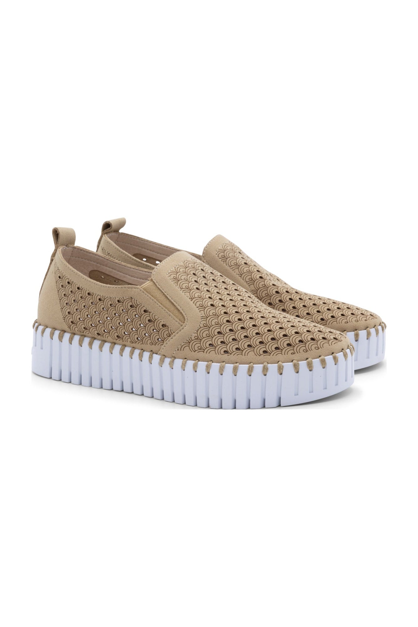 ILSE JACOBSEN PLATFORM TULIP SHOE | LATTE