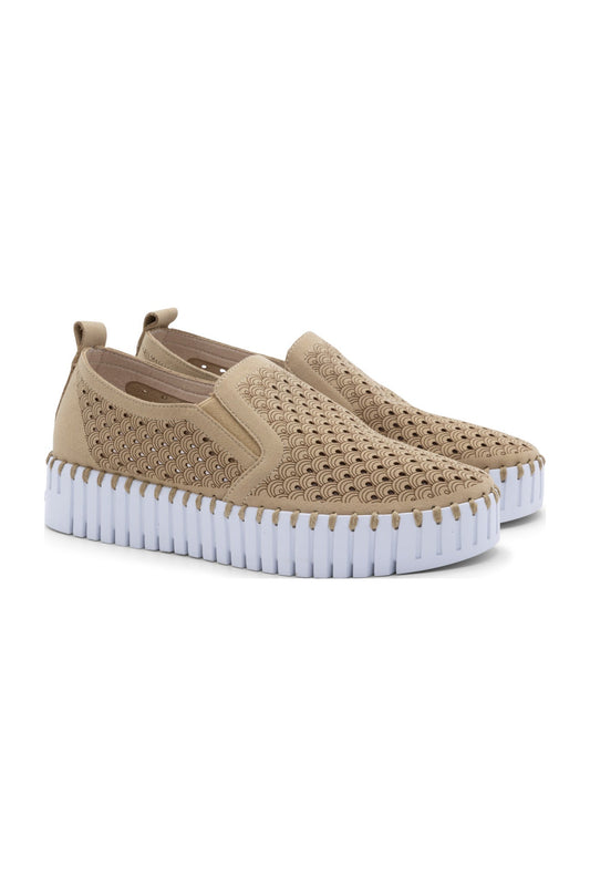 ILSE JACOBSEN PLATFORM TULIP SHOE | LATTE