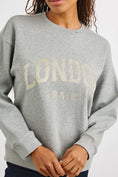 Load image into Gallery viewer, RAILS THE VARSITY SWEATSHIRT | LONDON GLITTER